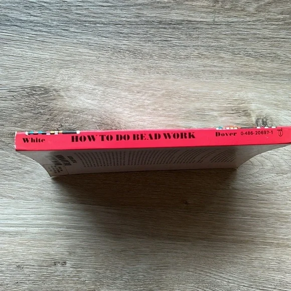 Vintage How To Do Bead Work by Mary White Softcover Reprint of 1904 Book - Picture 3 of 11